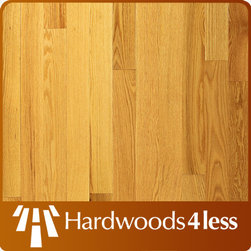 3 1/4" x 3/4" Red Oak Natural Butterscotch Solid Hardwood Floori - Hardwood Flooring