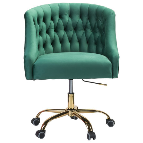 Home Office Swivel Chair, Green