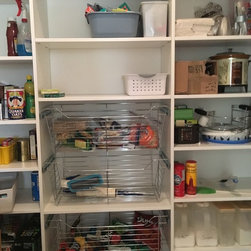 Custom Pantry with Various Types of Storage - Pantry And Cabinet Organizers