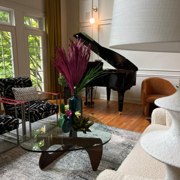 Parisian inspired Piano Room