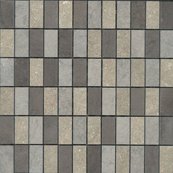 1x2 Mosaic Blend part of the Venezia Stone Tile Collection - Mosaic Tile
