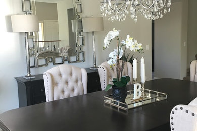 Elegant dining room photo in Phoenix