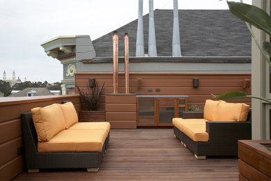Inspiration for a contemporary exterior home remodel in San Francisco