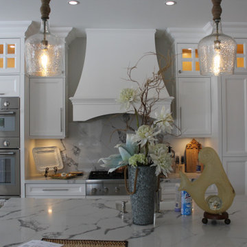 Kitchen in white
