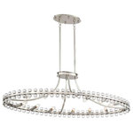 Crystorama - Crystorama CLO-8897-BN Clover - 12 Light Chandelier - The Clover collection offers glamour in an understClover 12 Light Chan Brushed Nickel Glass *UL Approved: YES Energy Star Qualified: n/a ADA Certified: n/a  *Number of Lights: Lamp: 12-*Wattage:60w E12 Candelabra Base bulb(s) *Bulb Included:No *Bulb Type:E12 Candelabra Base *Finish Type:Brushed Nickel