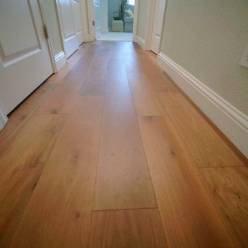 Hallway with Hardwood Flooring