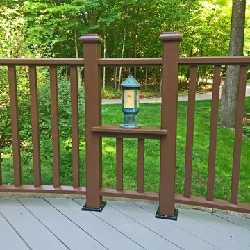 Curved Deck Rail in Maple Plain, MN