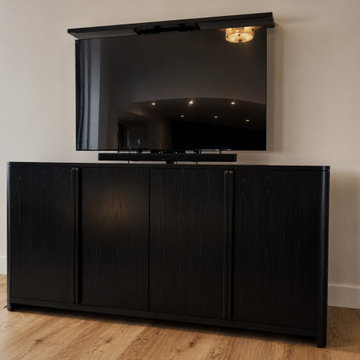 88" White Oak Motorized TV Cabinet | Yellowstone County, MT