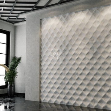 3D Marble Wall Paneling for Stylish Interiors