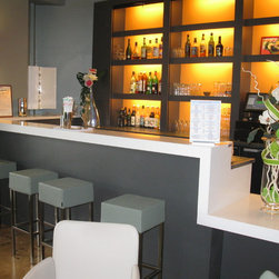Comptoir sur mesure en quartz blanc - Kitchen Benchtops