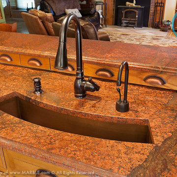 Red Dragon Granite Kitchen Countertops | Marble.com