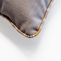 Casa Blanca Euro Sham (detail) - Bed Pillows