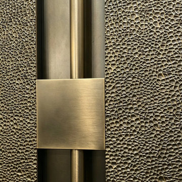 Custom Heavy-Duty Textured Pivot Entry Door