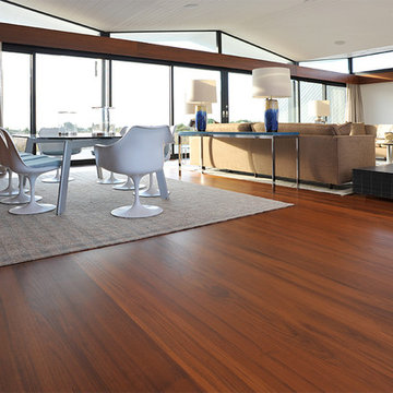 Teak Wide Plank Floor and Paneling