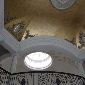 Antiqued Gold Leaf Ceiling,Day Time