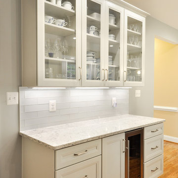Two-finish Cherry and Maple Kitchen Design Fredericksburg, VA