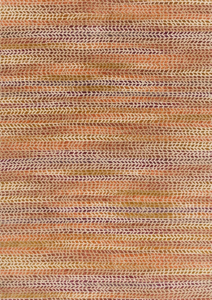 Dreamscape Rug, Orange/Sunset, 5'0