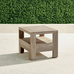 St Kitts Teak Side Table - Outdoor Side Tables