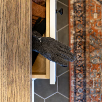 A Bright and Vibrant Kitchen and Mudroom Remodel