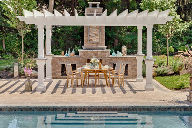 Elegant patio photo in New York