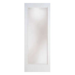 NOVA -1 LITE FIBERGLASS FRENCH DOOR WITH LOW-E CLEAR GLASS & SHAKER STICKING (SLIGHT BRUSH GRAIN ON SKIN) - Windows And Doors
