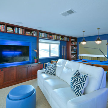 The Ultimate Loft - seating and pool table view