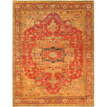 Pasargad Home Serapi Collection Hand-Knotted Wool Area Rug, 5'1"x6'11"