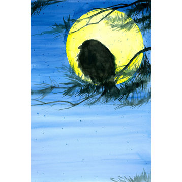 "High Moon" Painting Print on Wrapped Canvas