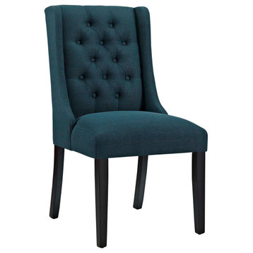 Azure Baronet Fabric Dining Chair