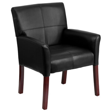 Flash Furniture Leather Executive Side Chair Or Reception Chair