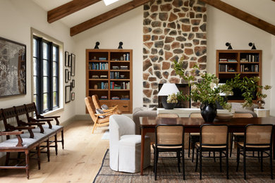 Inspiration for a modern family room remodel in Atlanta