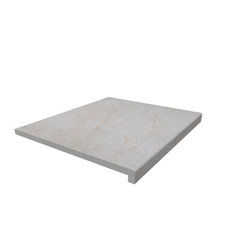 White Quartz Porcelain Steps - Paving, Stones & Walling