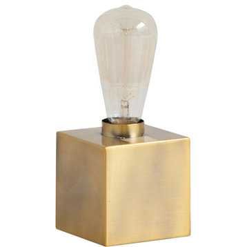 Gold Table Lamp "Visio" by Mercana
