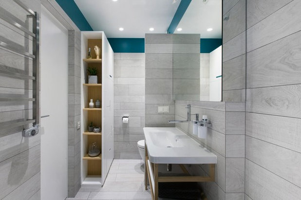Современный Ванная комната by Ze|Workroom Studio