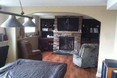 Example of a classic basement design in Toronto
