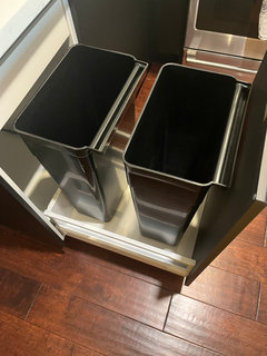 IKEA Garbage Bin Cabinets: Waste-Sorting Kitchen Design Tips