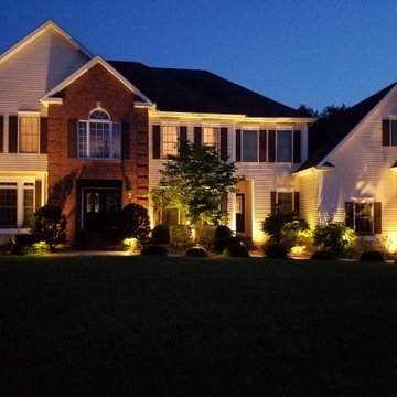 Landscape Lighting is a must have when your home looks like this