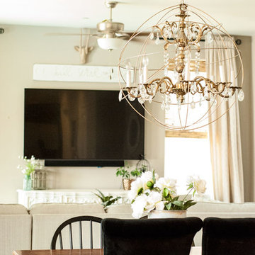 Beachy, Boho Farmhouse Gets Transformed With Woven Wood Shades