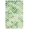 Safavieh Dip Dye Collection DDY677 Rug, Green/Ivory, 4'x6'