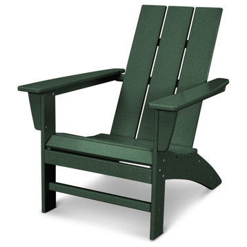 Modern Adirondack Chair, Green