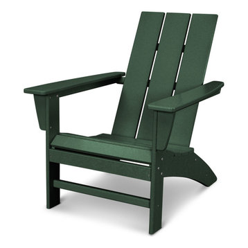 Modern Adirondack Chair, Green