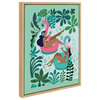 Sylvie Girl Friends Framed Canvas by Rachel Lee of My Dream Wall, Natural 18x24