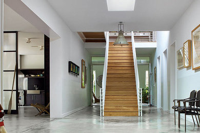 Inspiration for a farmhouse home design remodel in Other