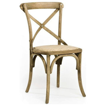 Cynzia Cafe Side Chair Natural Oak