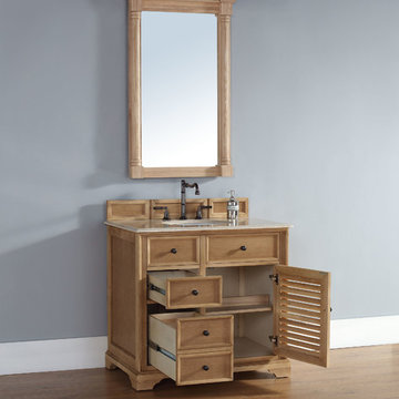 36 Inch Savannah Natural Oak Single Sink Vanity