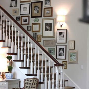 staircase wall decorating ideas