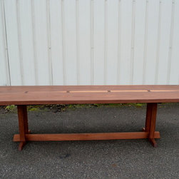 Walnut Dining Table with Nakashima Style Base - Dining Tables