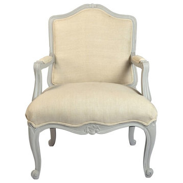 Pinto Armchair, Natural and Gray