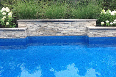 Example of a trendy pool design in Toronto