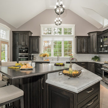 Not your Typical Black and White Kitchen